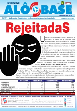 ACT da LIQ: Propostas rejeitadas